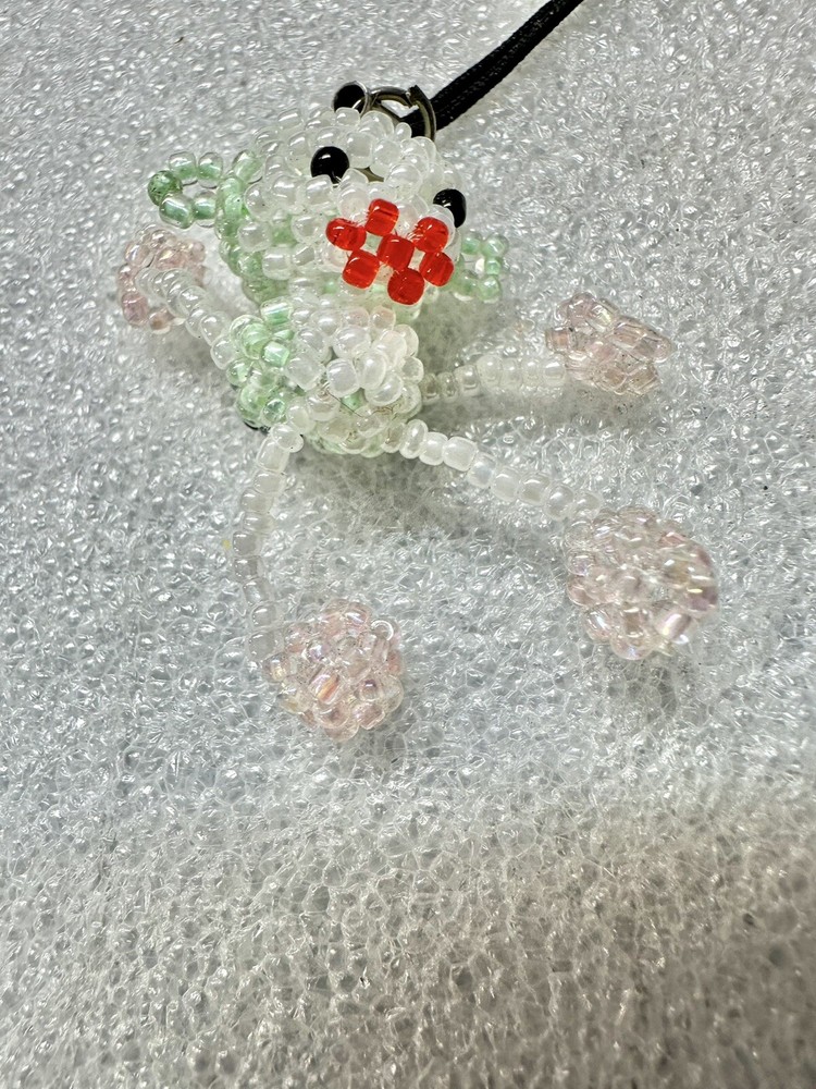 Handmade Seed Bead Adorable MONKEY Bag Charm