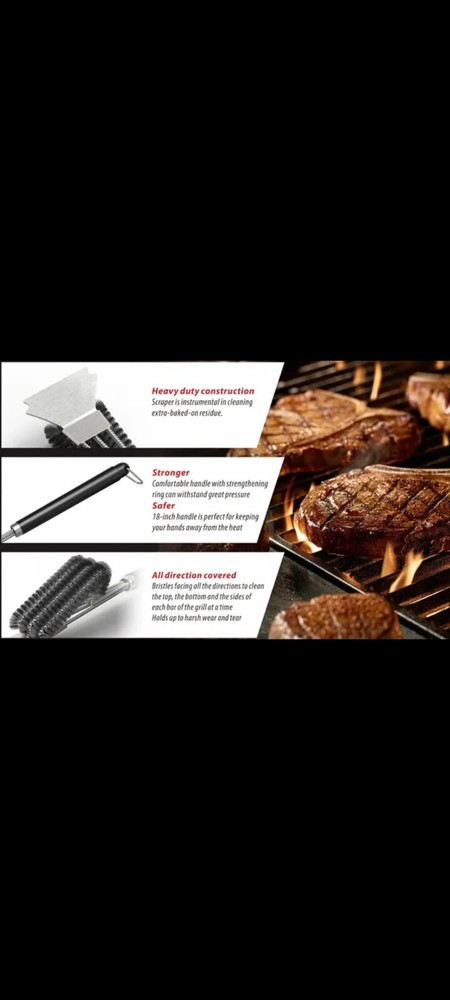 grill brush and scraper