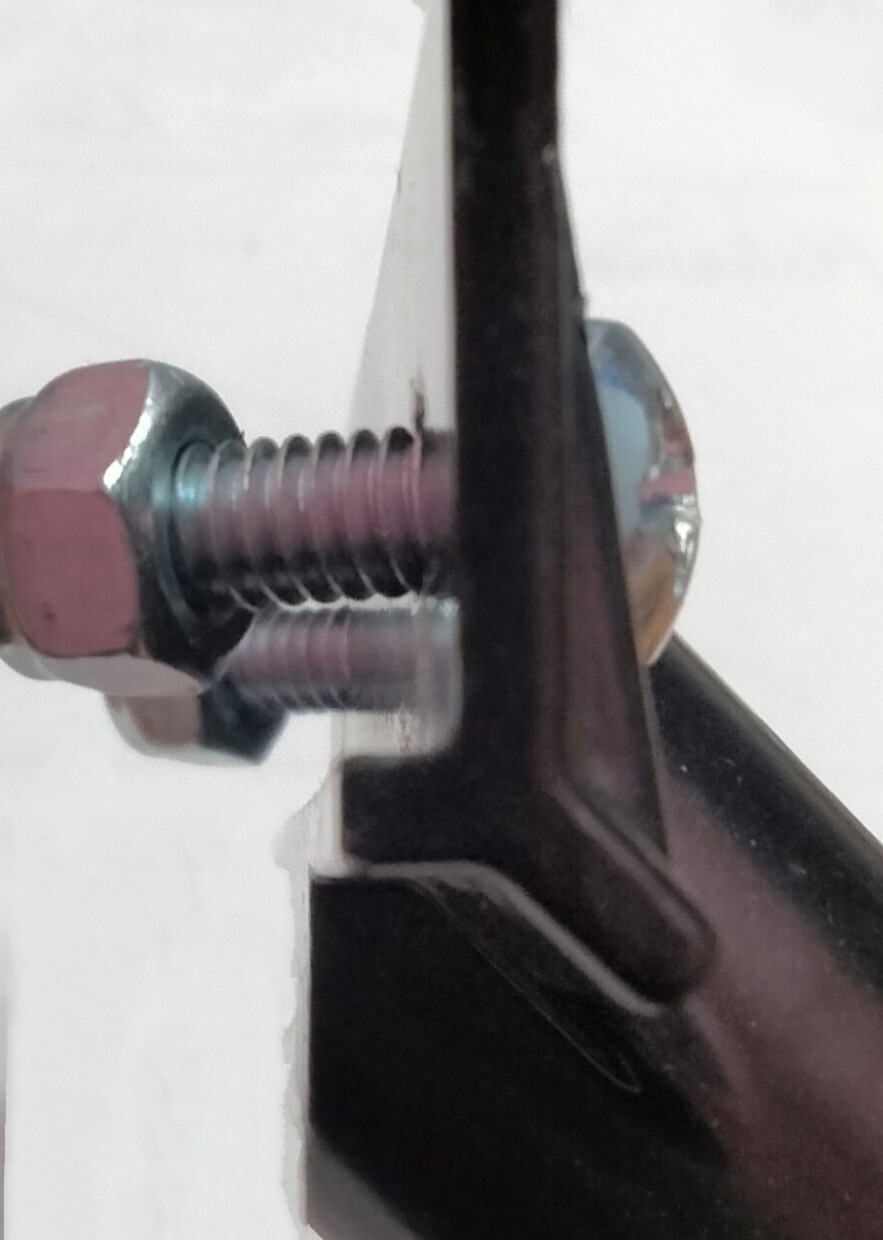 Broom Handle Bracket Cast Aluminum Handle Threaded Bracket With Screws, FREE S&H