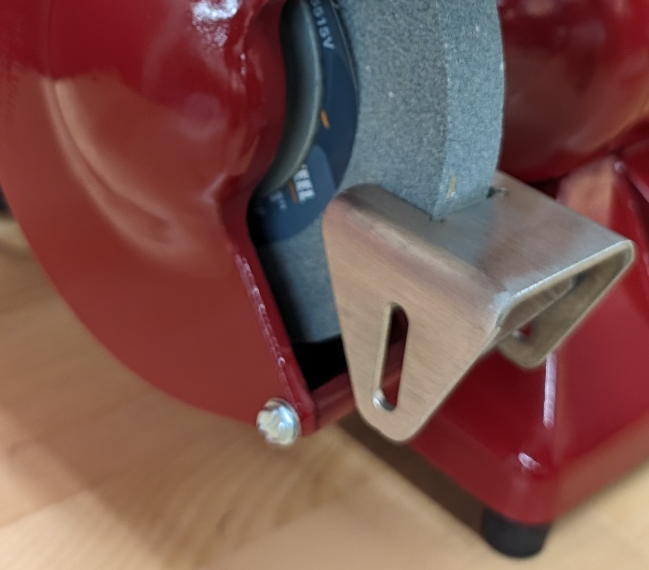 1pk Stainless U-Shaped 6in Bench Grinder Tool Rest (For Baldor and Others)