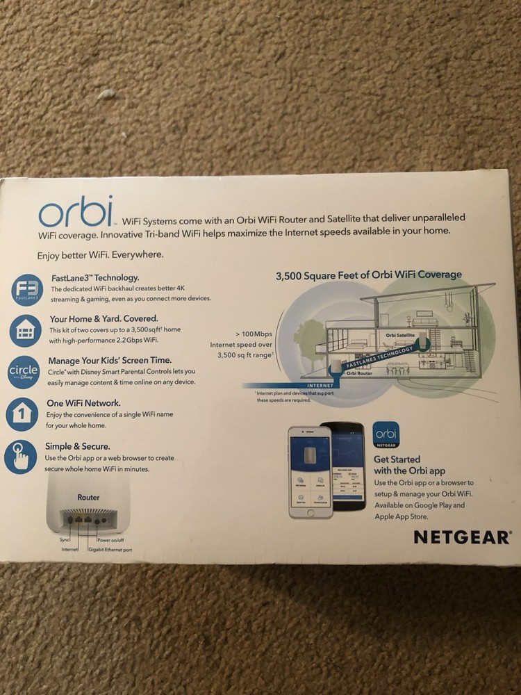 Orbi WiFi Extender RBK20W