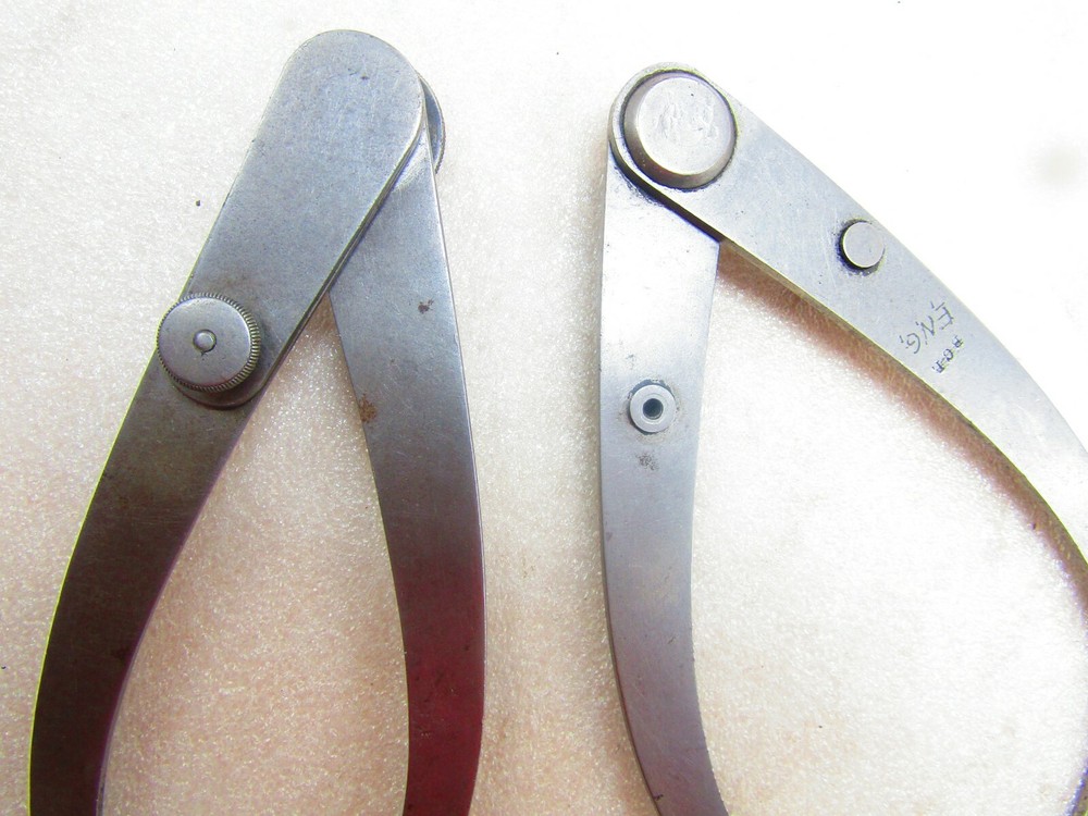 Outside calipers including Starrett & Standard Tool