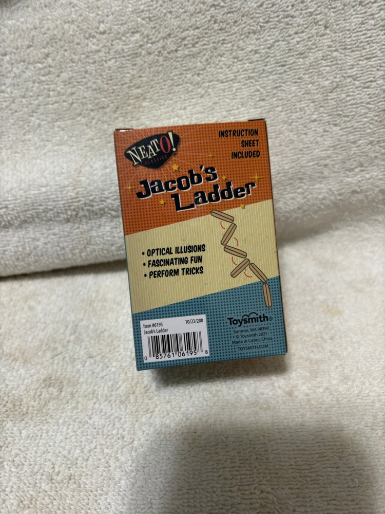 JACOB'S LADDER - OPTICAL ILLUSIONS, PERFORM TRICKS- BY TOYSMITH NEW
