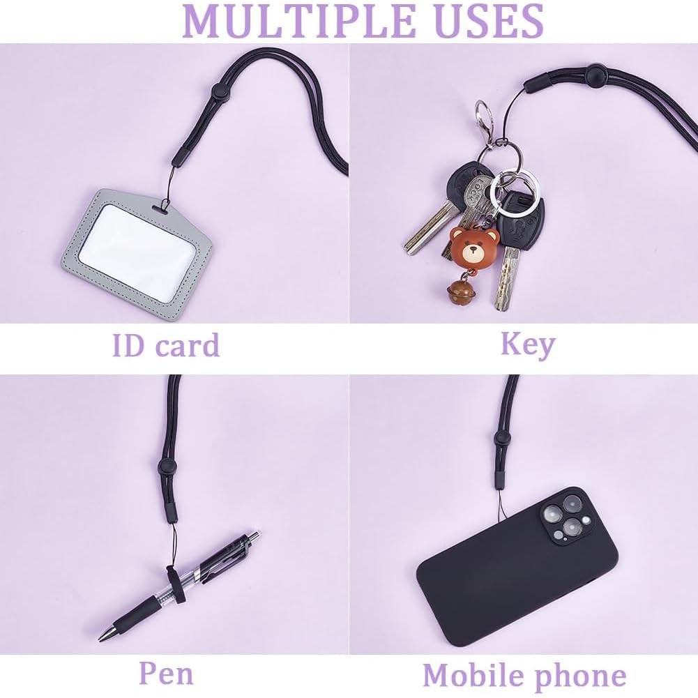 E- Vaping Lanyard / Necklace 18Pc Set with Silicone Rubber Rings Loss Prevention