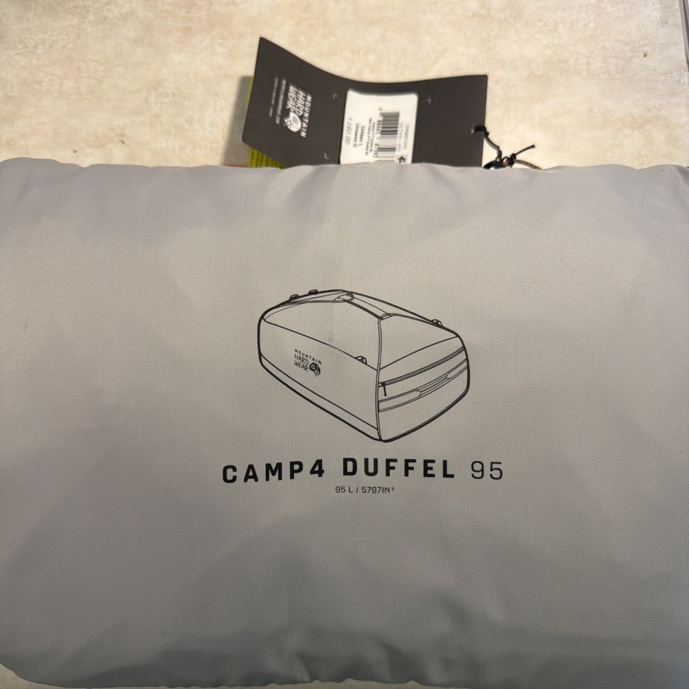 Camp 4 Duffel 95, Black, Large
