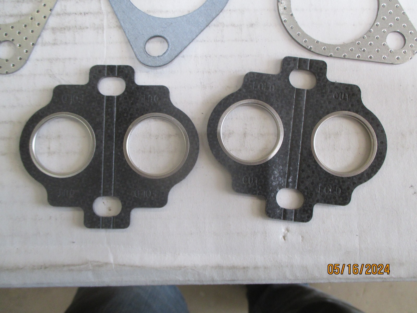 JOHN DEERE 3010/3020 GAS INTAKE/EXHAUST MANIFOLD GASKET SET NEW AFTERMARKET