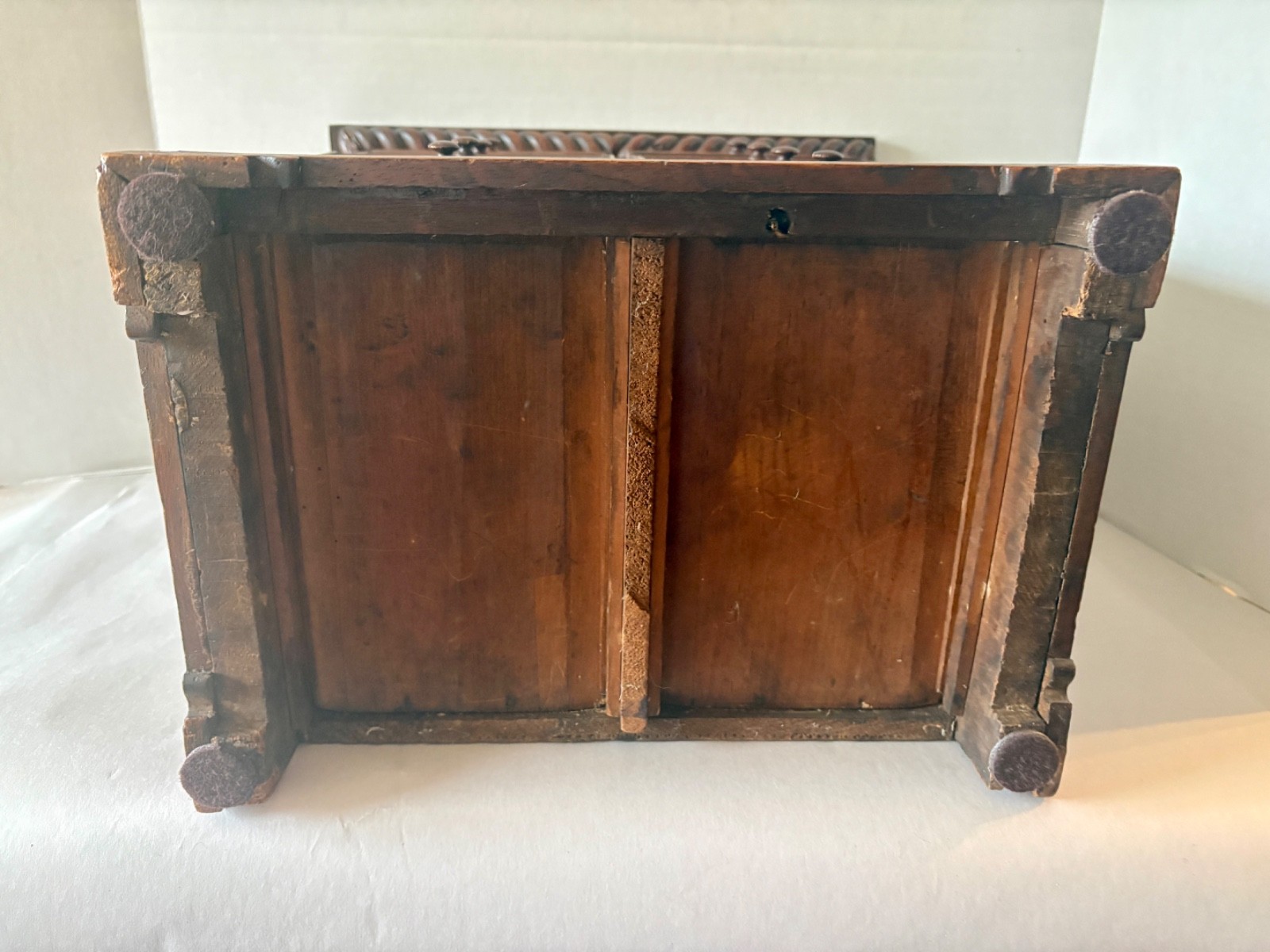 Antique Table Top Walnut Hand Dovetailed Dresser/Salesman Sample/Apprentice