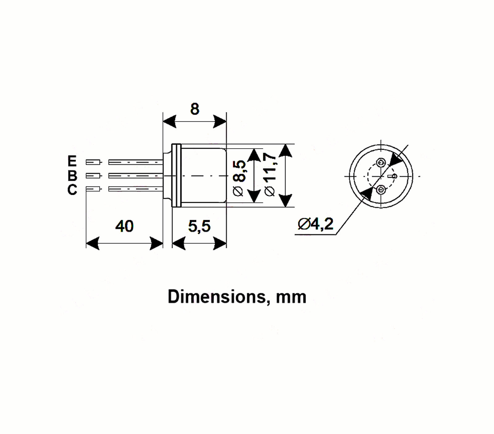 50x Germanium transistors PNP MP39B (SFT353 2SB439) - Tone Bender Fuzz - USSR