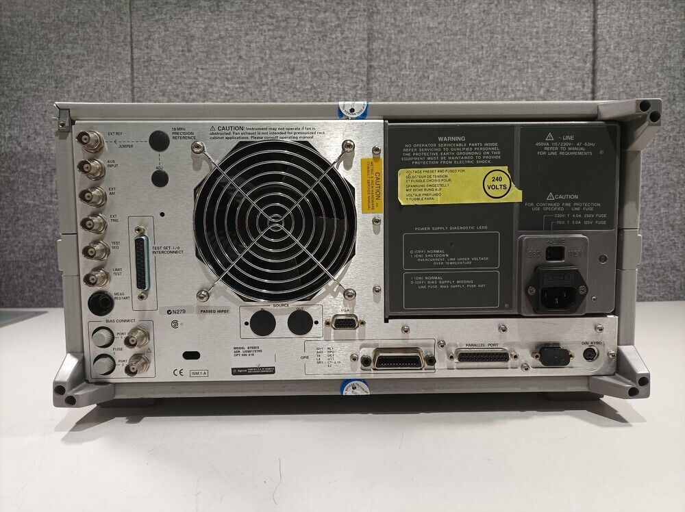 Agilent 8753ES, S-Parameter Network Analyzer, 30kHz-6GHz, OPT: 006 & 010 #