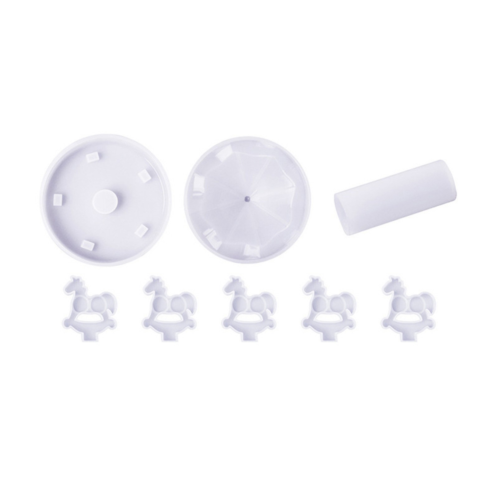 Carousel DIY Silicone Mold Epoxy Resin Casting Mould Ornaments Toys Craft Making