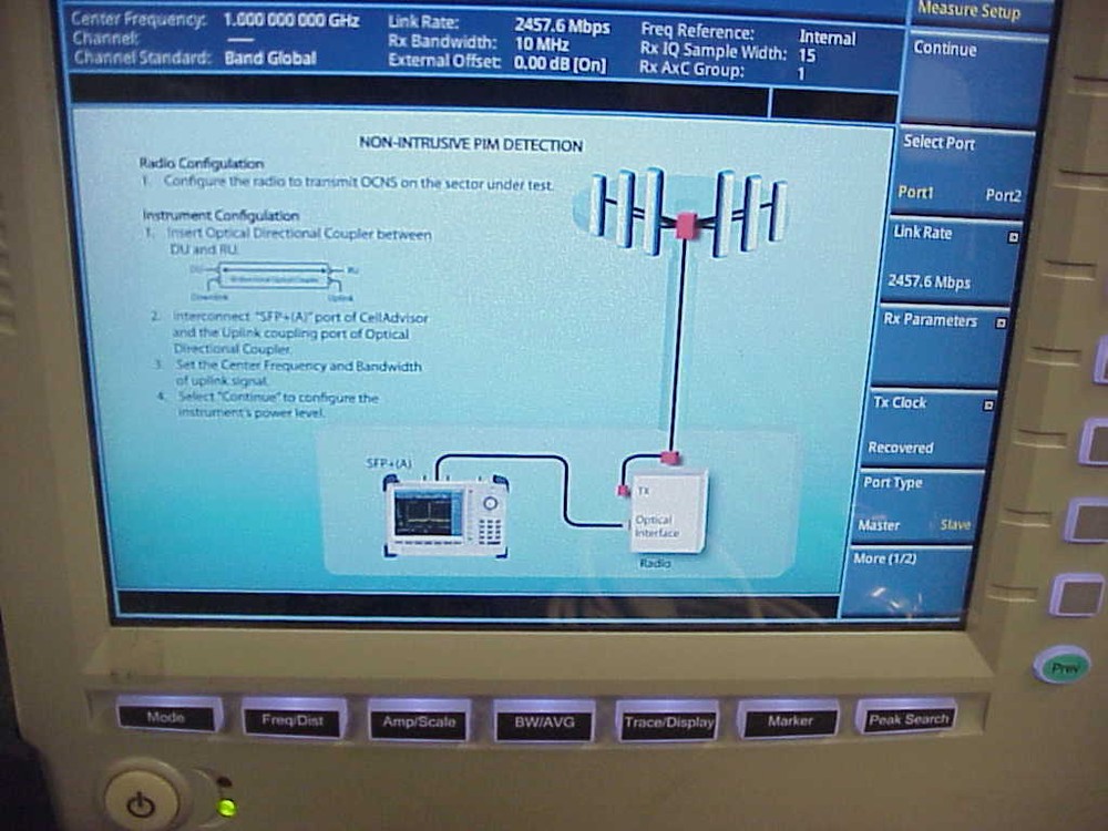 JDSU CellAdvisor Base Station Analyzer JD745B with RFoFiber analyzer [CPRI]