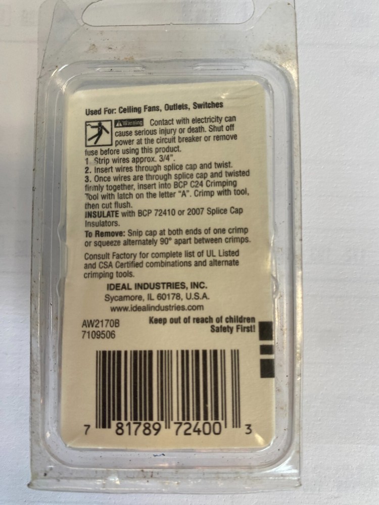 Buchanan Crimp Splice Caps