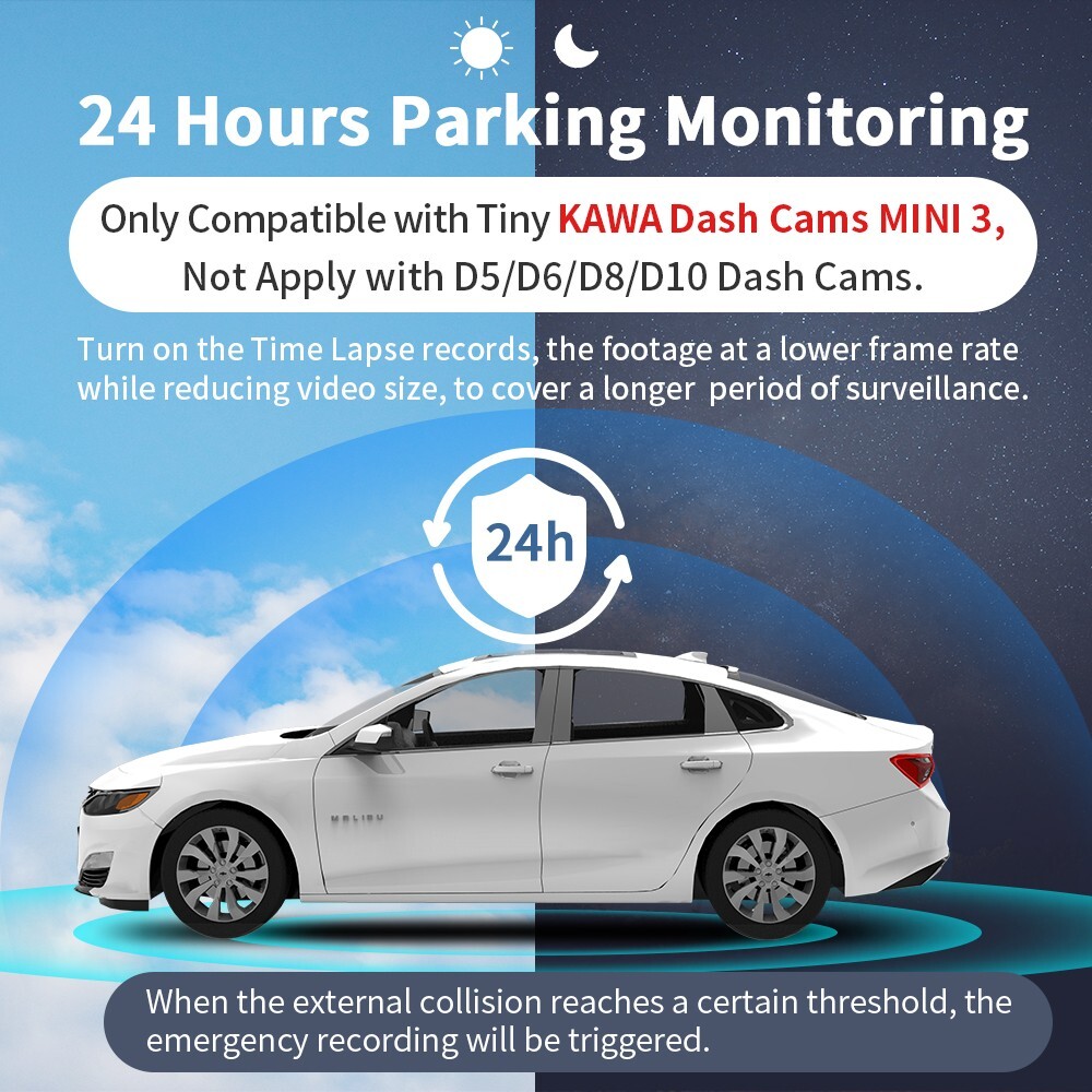 KAWA Dash Cam Hardwire Kit for MINI 3