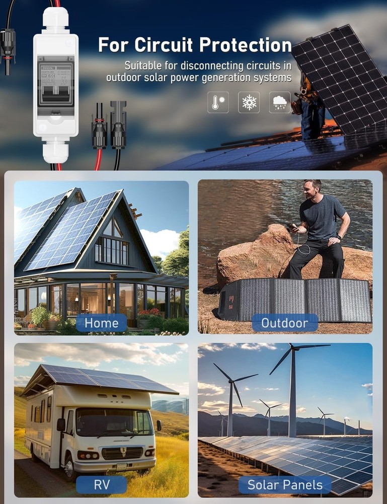 30A 2 Pole Solar Panel Disconnect Switch