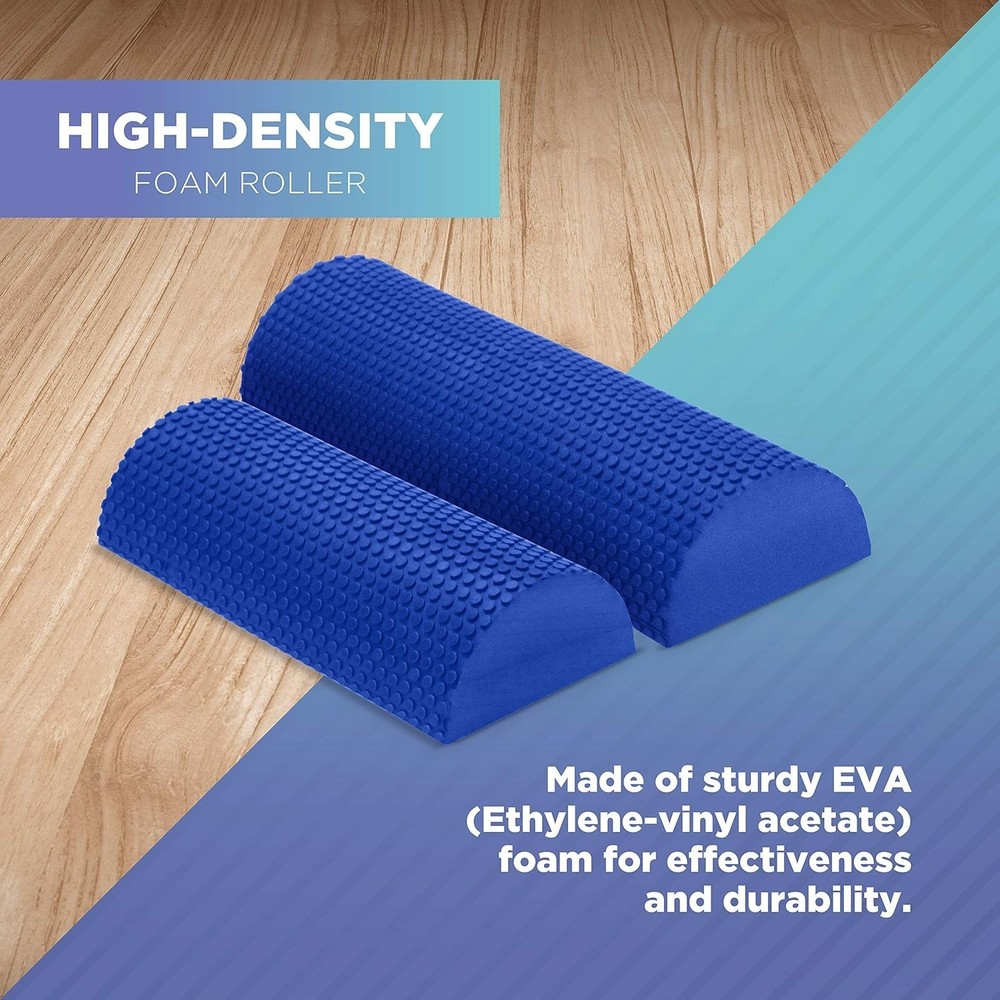 High-Density EVA Foam Rollers | Deep Tissue Massager | Myofascial Release Tex...