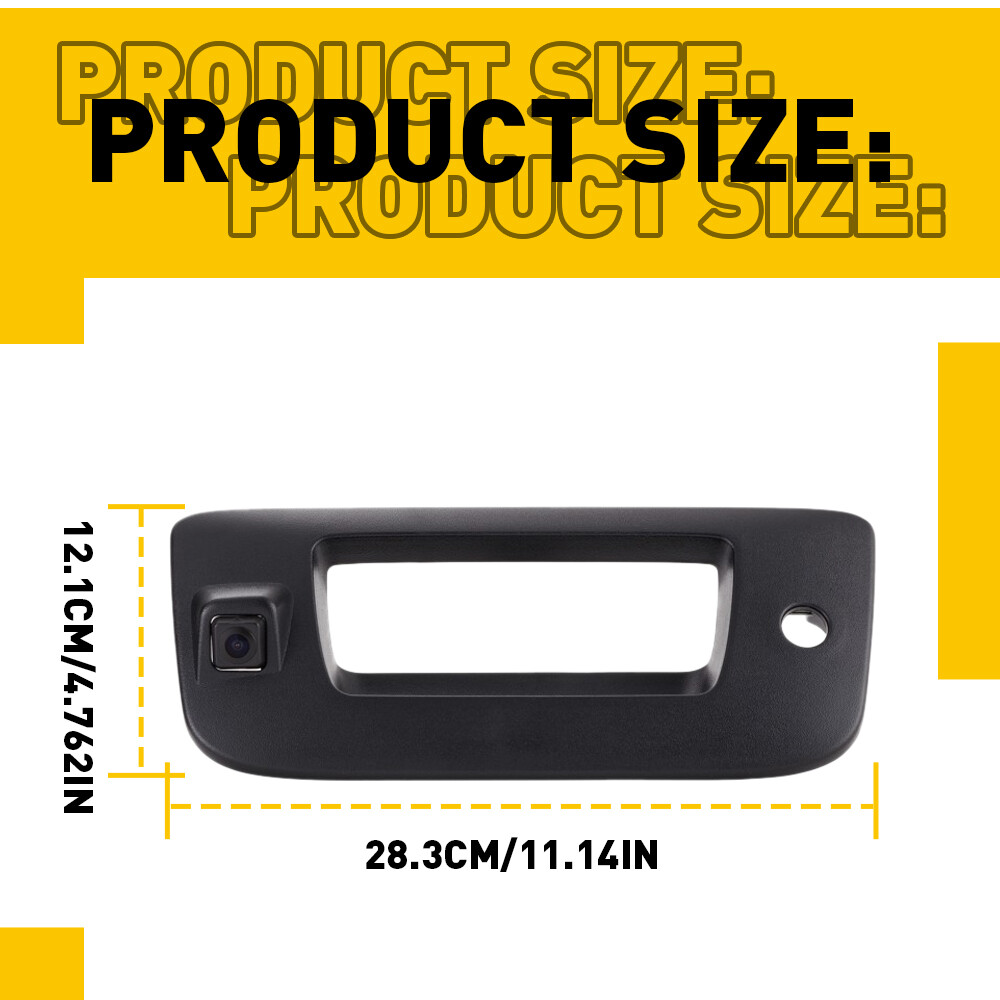 2007-2013 For Chevy Silverado/GMC Sierra Rear View Backup Tailgate Handle Camera