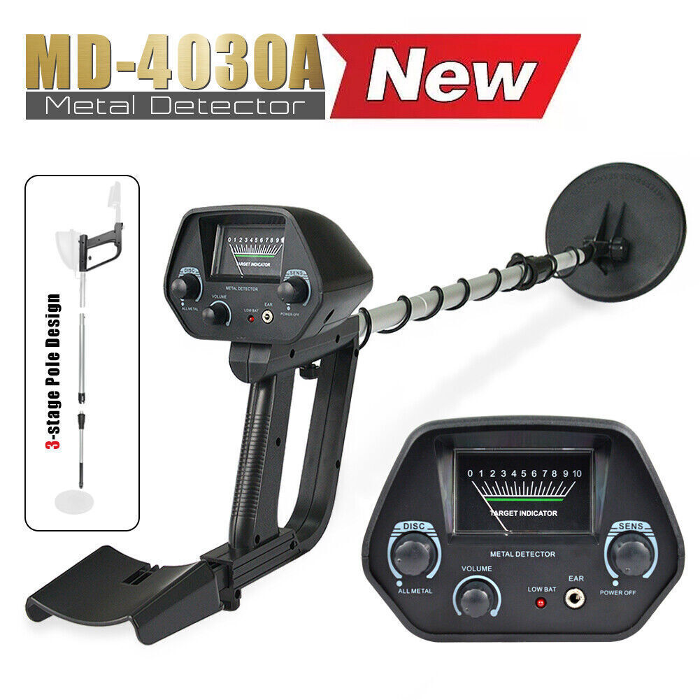 Deep Ground Metal Detector For Adults Underwater Beach Yard Waterproof Seeker US