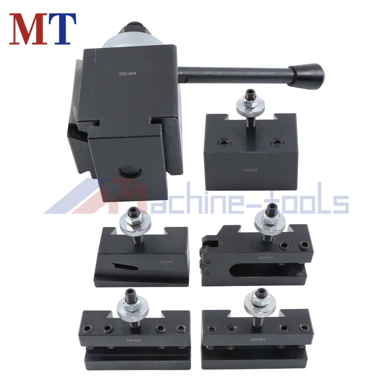 Quick Change Tool Post CA 250-444 Wedge Design Fits 14-20 Inch Lathe Swing