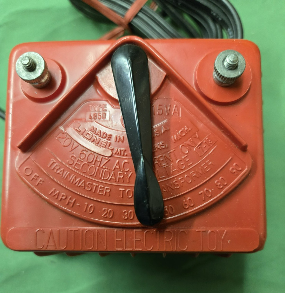 Lionel 4850 Trainmaster Transformer Tested