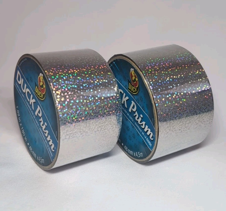 2 ROLLS OF DUCK PRISM CRAFTING TAPE 1.88in X 180in NEW & SEALED