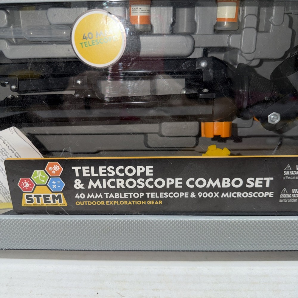National Geographic Telescope And Microscope Combo Set