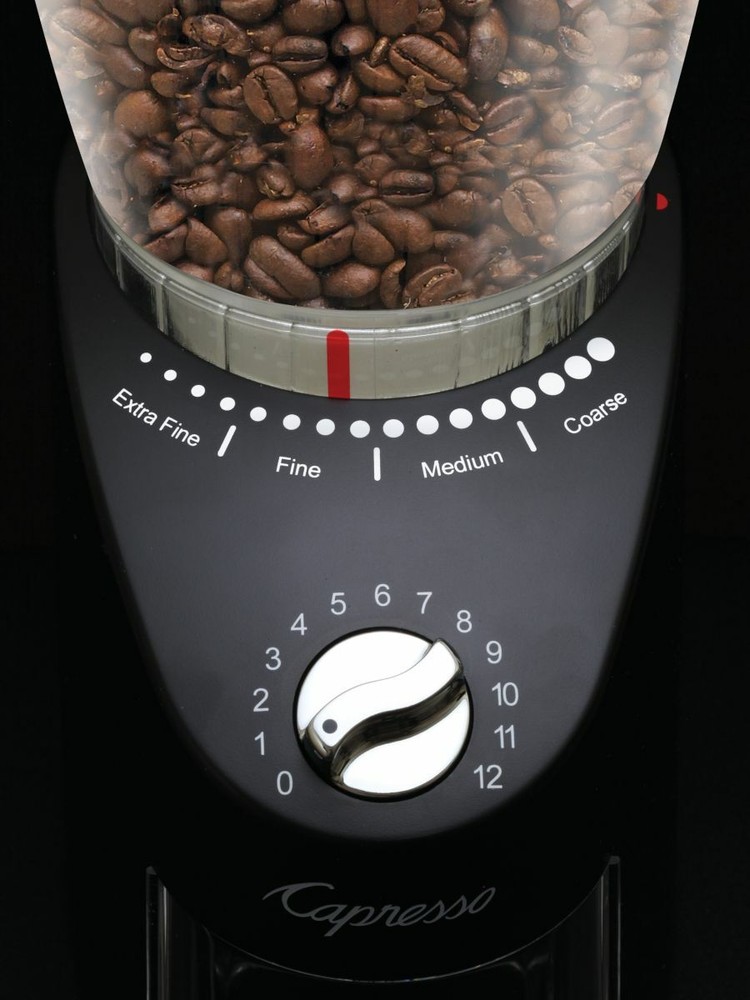 Capresso Infinity Plus Conical Burr Coffee Grinder - Black
