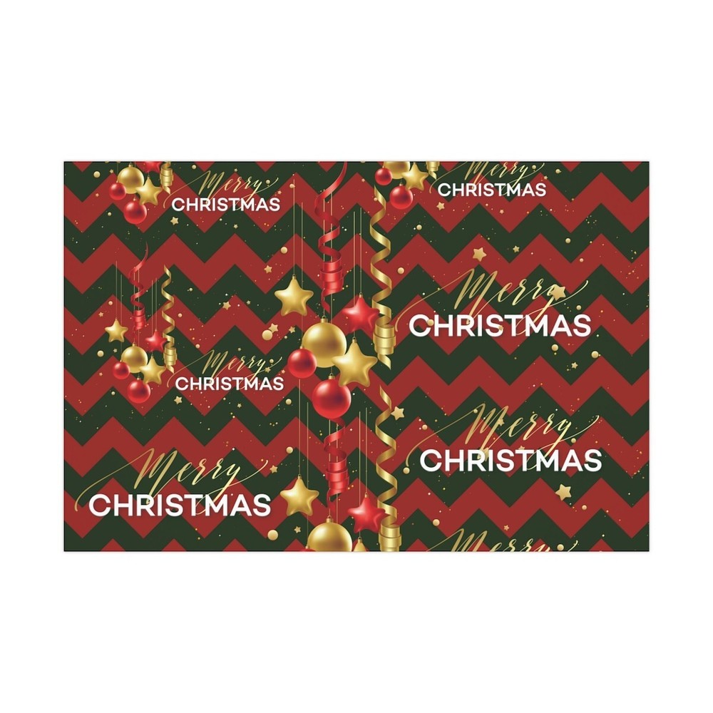 Wrap Papers - Chevron Pattern - Christmas Wrapper - Merry Christmas