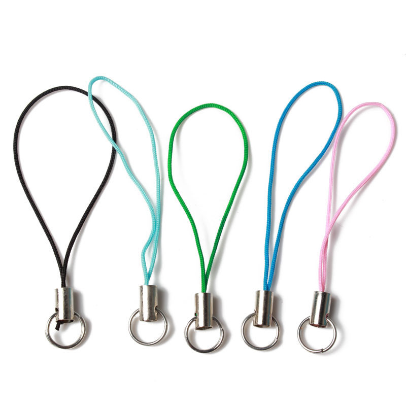 10X Cell Phone Lanyard Cords Strap Lariat DIY with Double Loop Split Ring