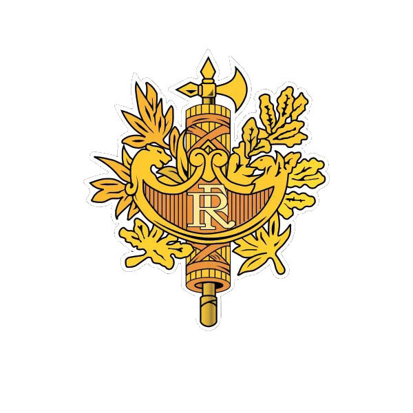 French National Emblem Sticker
