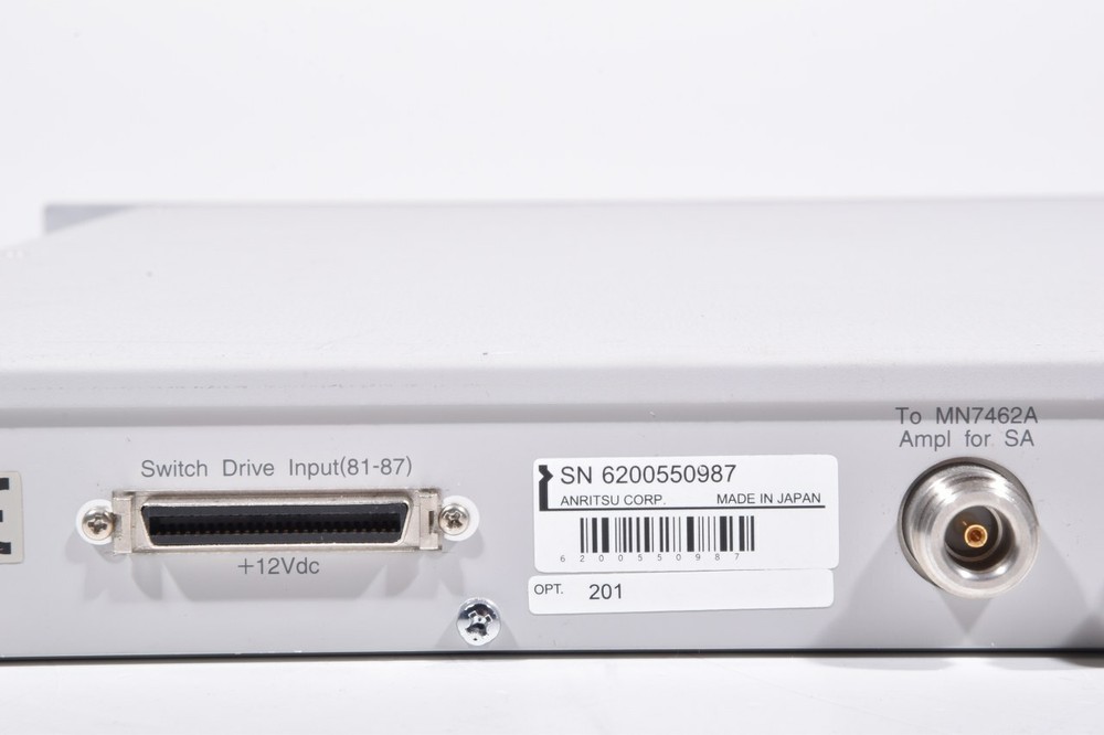 ANRITSU MN7465A, RF Switch Unit