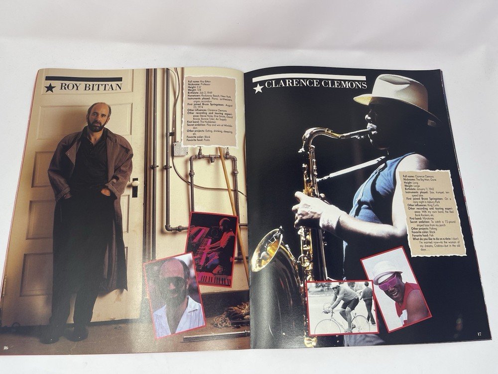 BRUCE SPRINGSTEEN “ BORN IN THE U.S.A. TOUR “ PROGRAM