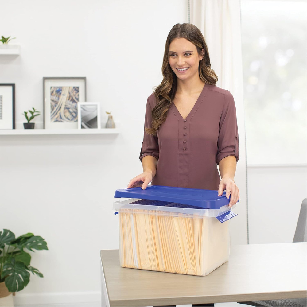 Heavy Duty 20" Plastic Letter File Box