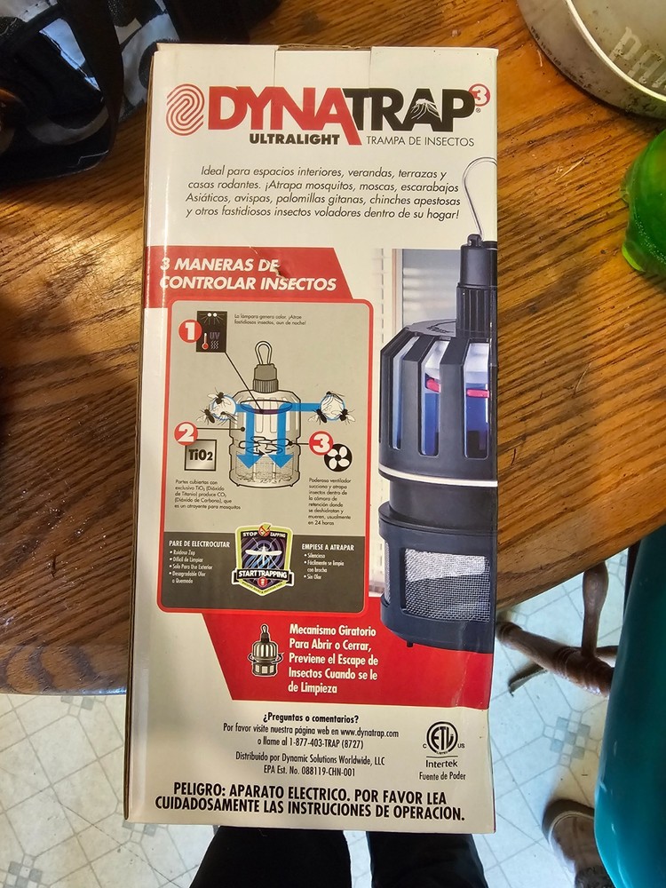 DynaTrap 3 ultralight insect trap