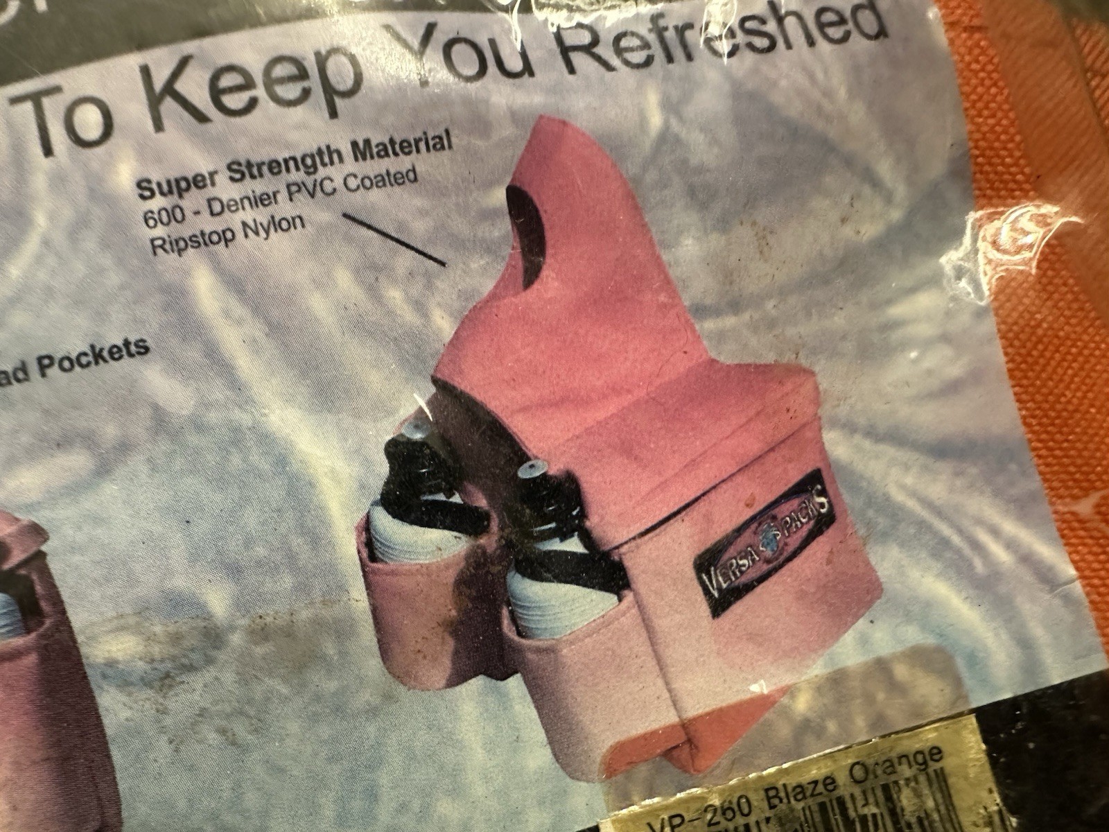 Horse Tack - NEW Orange Western Saddle Horn Bags