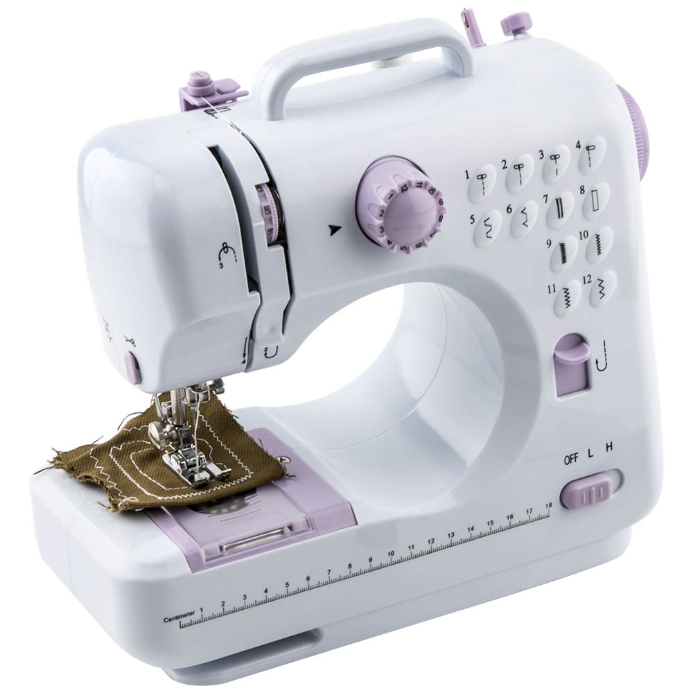 Portable Sewing Mending Machine 12 Built-in Stitches&Double Thread for Beginner