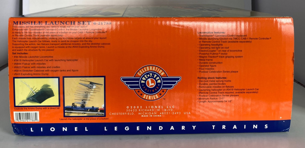Lionel 6-21788 Missile Launch Set - 2002
