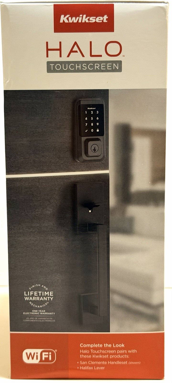 Kwikset Touchscreen Wi-Fi Enabled Smart Lock. Keyless Entry Matte Black. New.