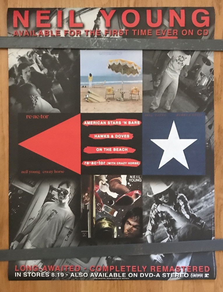 NEIL YOUNG Available on cd  18x24 poster