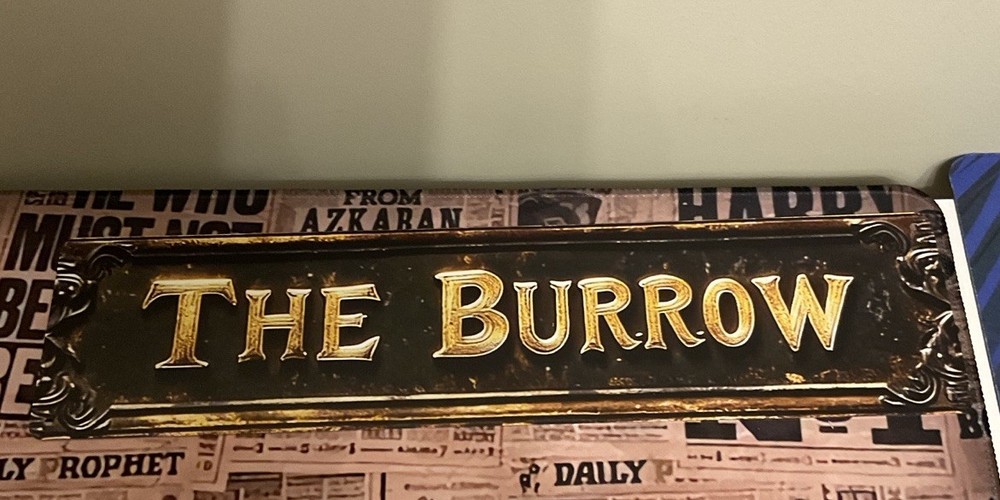 Harry Potter The Burrow Sign