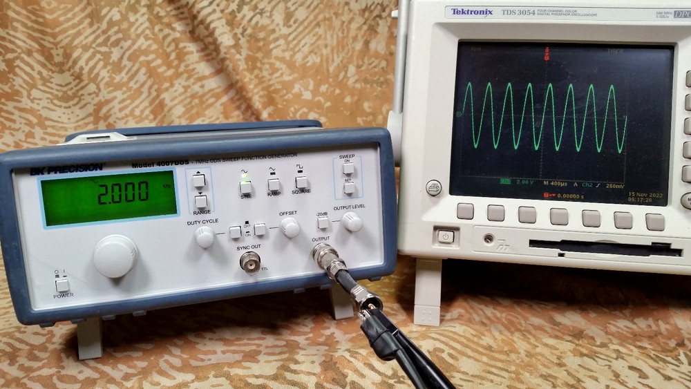 BK PRECISION 4007DDS 7MHZ DDS Sweep Function Generator TESTED WORKING