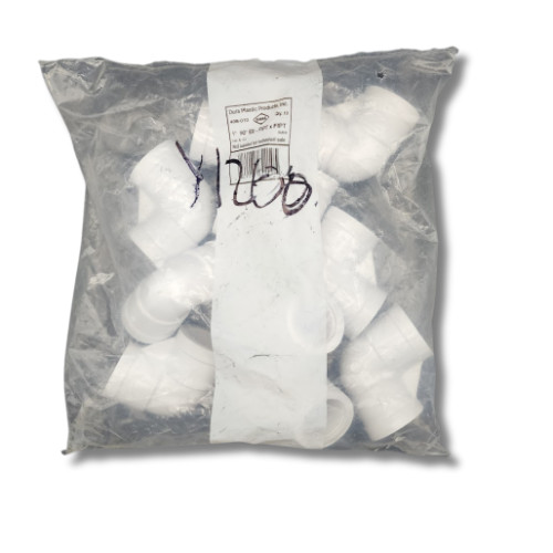 10 Pack PVC Threaded Elbow (TxT) 3/4''