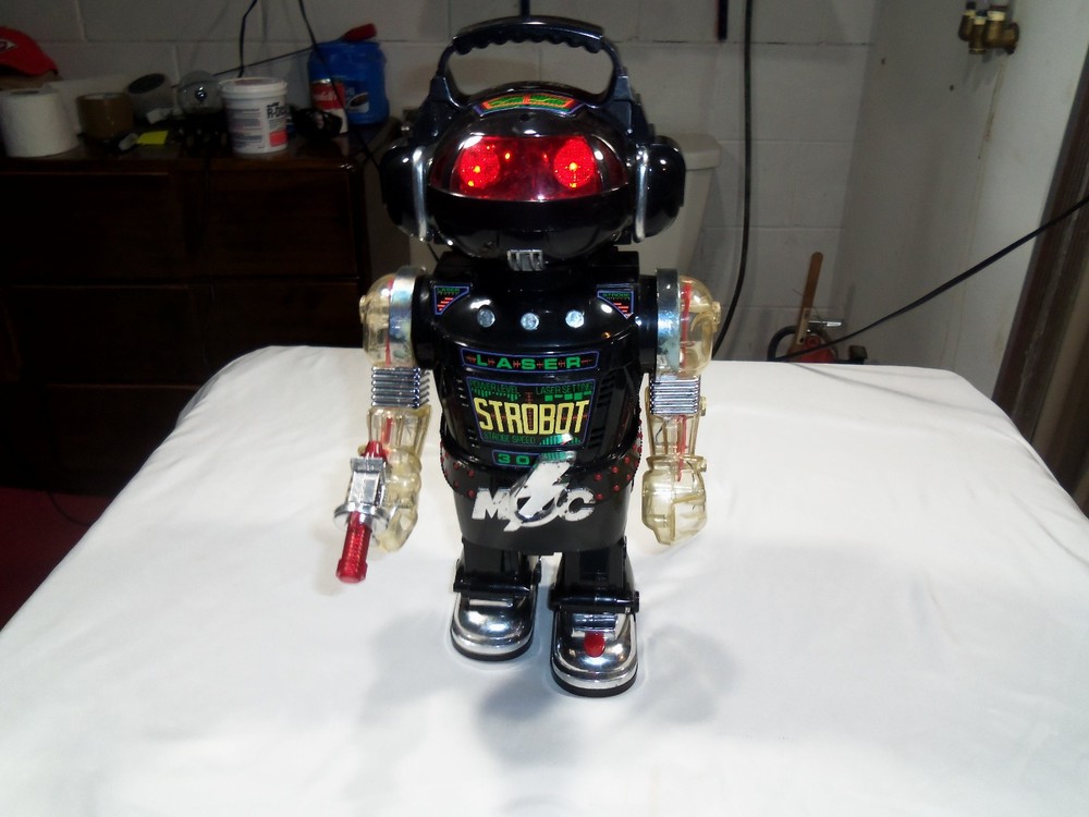 Strobot Robot New Bright Strobe Lights Laser Walking Robot No Box Works