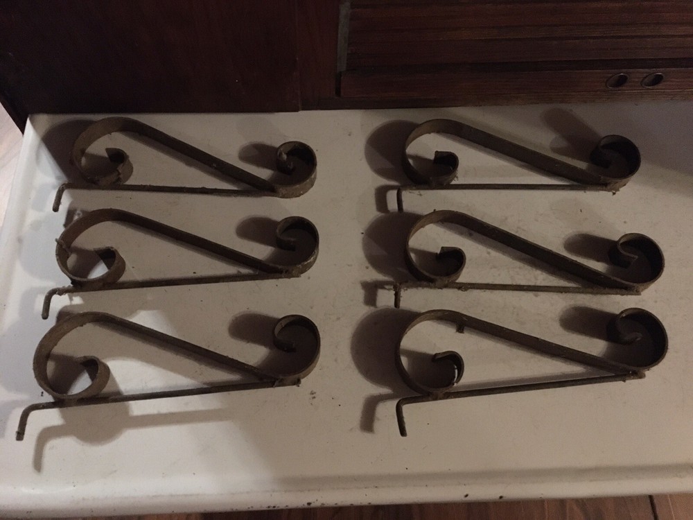 Vintage Wrought Iron Strap Iron Architecture Salvage