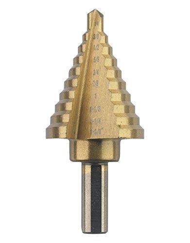 1/4" to 1 3/8" Titanium Step Drill Bit unibit NEW