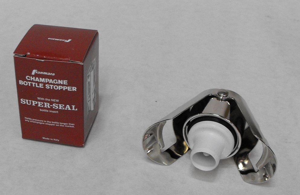 Champagne Bottle Stopper Beer & Soda Cap Opener Franmara Super Seal