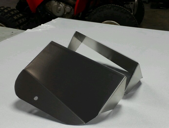 HONDA TRX400EX - TRX400X RADIATOR AIR SCOOPS 1993-2004 /TRX400EX-400X alum wow