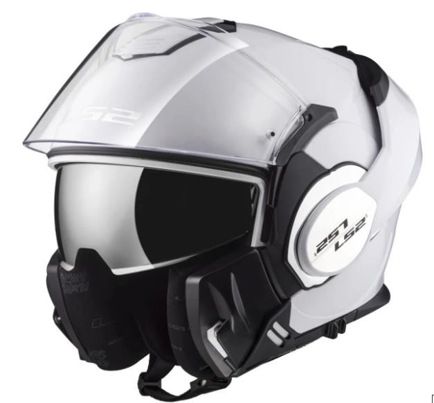 LS2 Modular Helmet Valiant Gloss White Small 399-1022