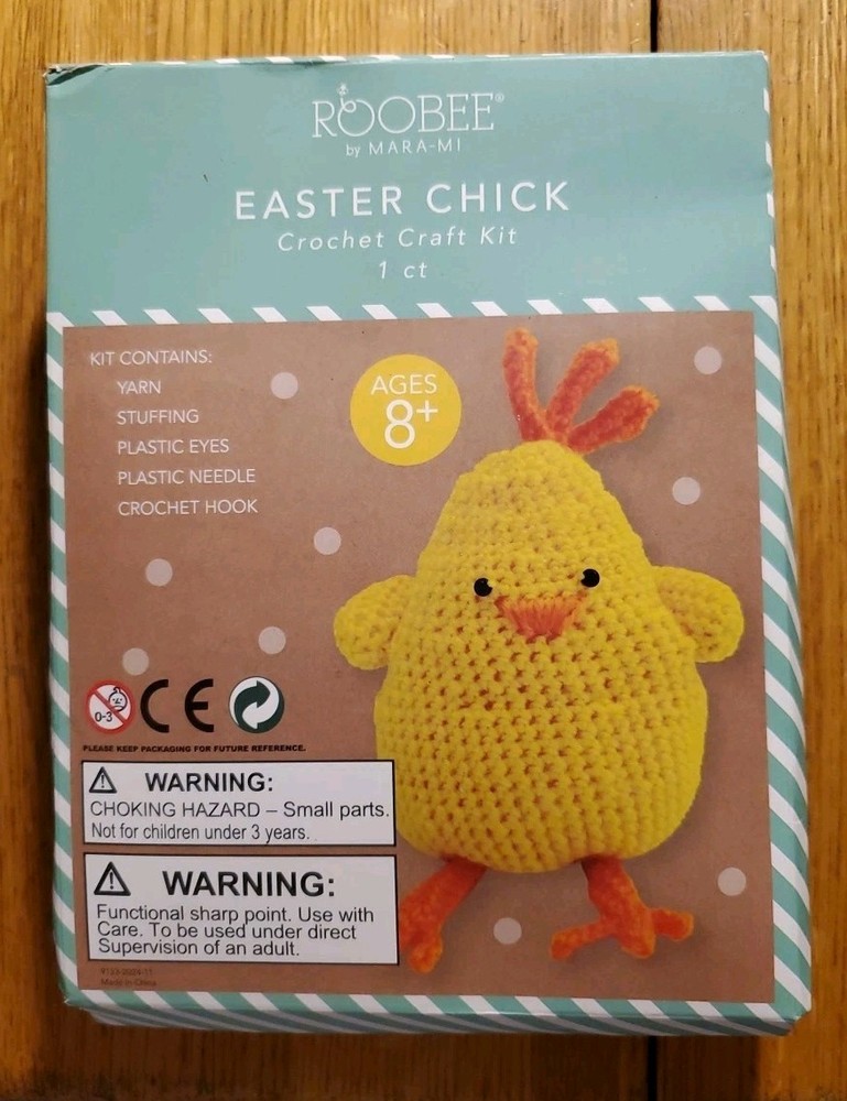 Roobee by Mara-Mi Spring Easter Ow Chick Crochet Craft Kit