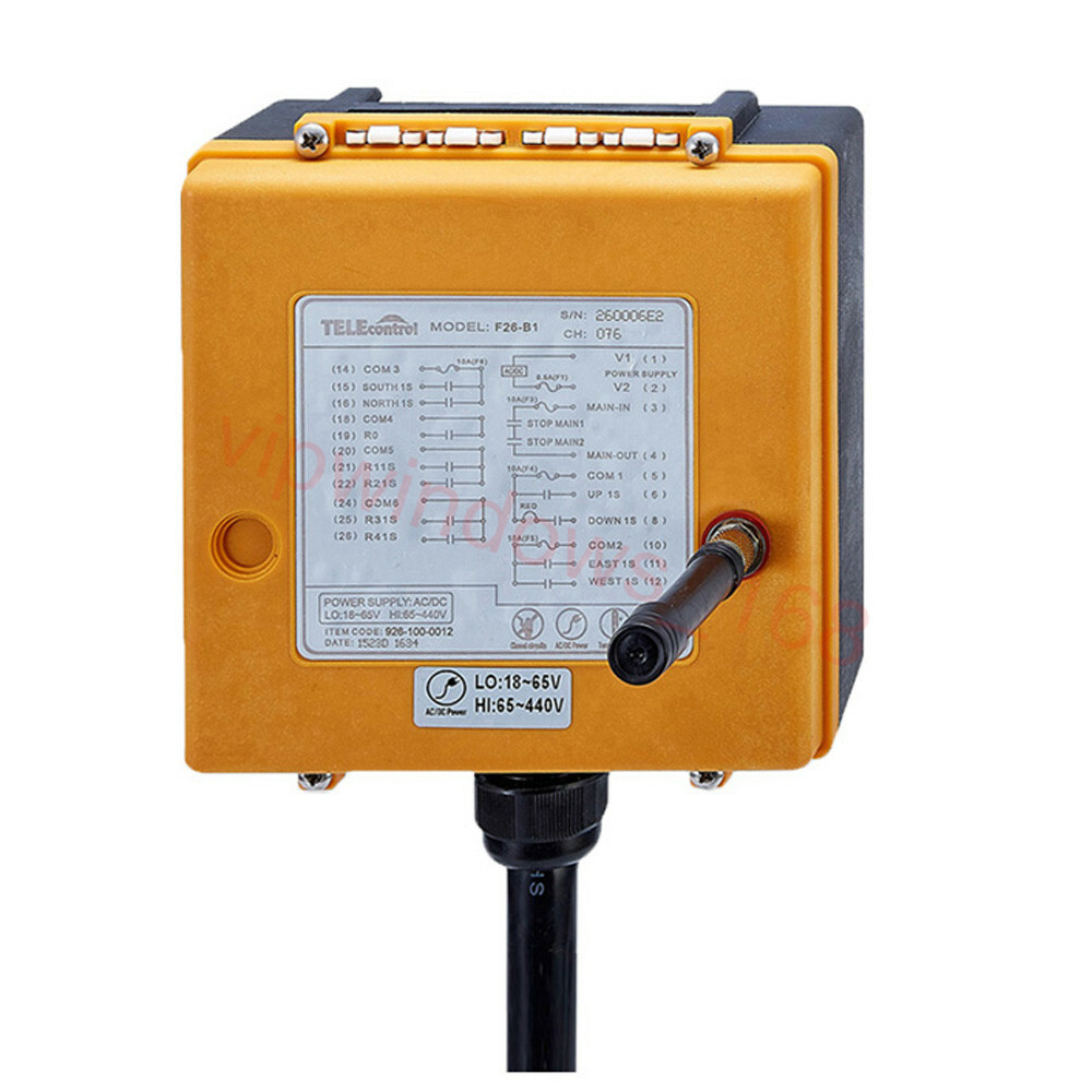 Industrial 8 Keys Crane Remote Control Wireless Transmitter Push Button Switch
