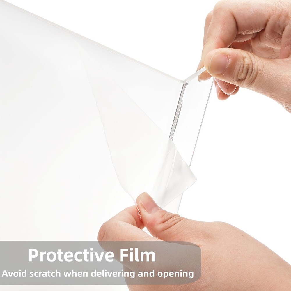 2-Pack Acrylic Keyboard Stands Tilted Ergonomic Riser for Easy Typing